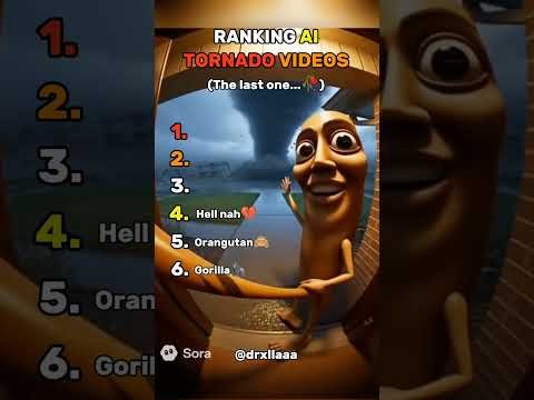 Ranking Sora 2 AI Tornado Videos😱🥀