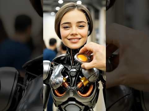 AI Humanoid Robot Girl Reacts Like a Real Human #robot #ai #shorts