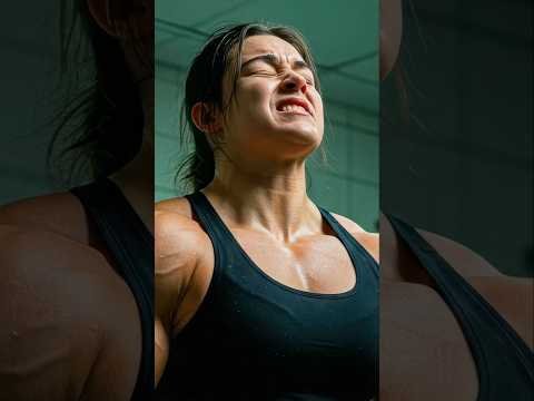 AI SFX Test – Female Muscle Growth  #shorts
