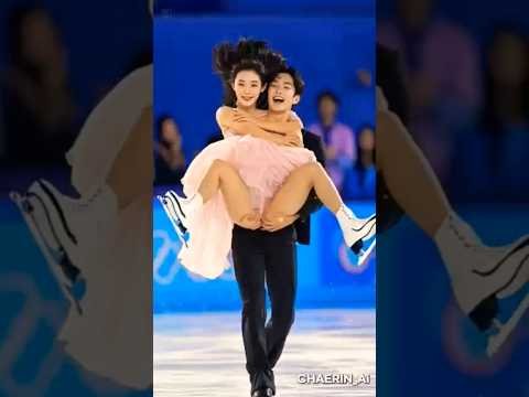 beautiful skating dance 😍👏🥀 #shorts #love #kpop #ai #dance #viral #trending #youtubeshorts #ice