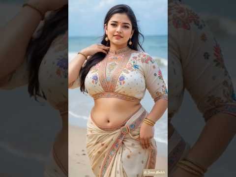 🌊 Saree Meets the Sea: Elegance Reimagined!💫