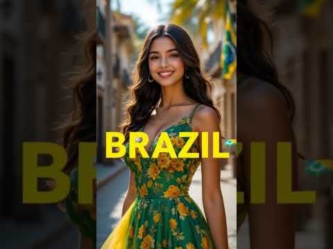 🌍 Most Beautiful Women as Countries | AI Art | Countries as Brides 🌸