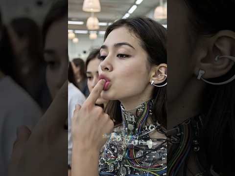 Guy Tries Out the Newest Girlfriend Robot at the Expo