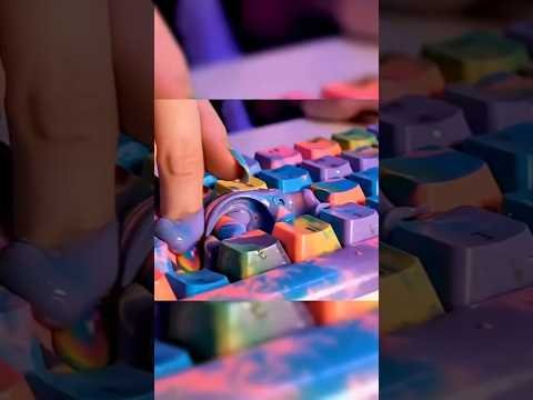 Satisfying AI Creations🍯 Fruit Cutting, Cat Keyboard & Toast Art| #Shorts #asmr