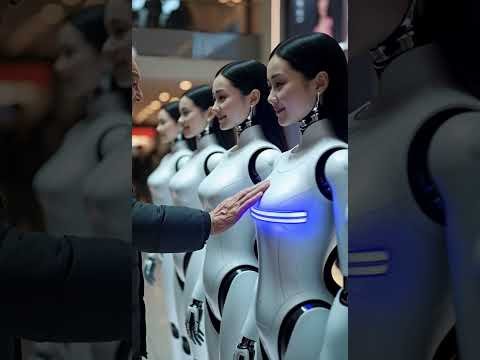 several beautiful robot women #robot
