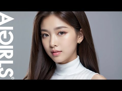 【Al ART 4K】Japanese Lookbook AI Model | Stretch Turtleneck | AIGIRLS