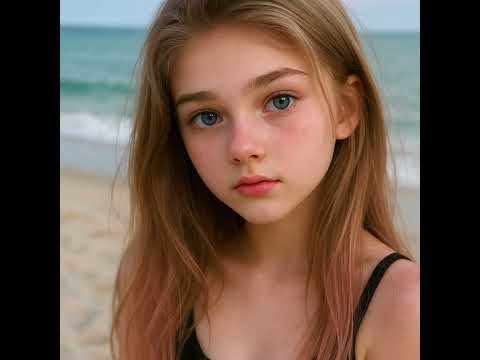 I need you to subscribe! AI Teen Girls Portraits on the Beach – Cute AI Girls & Digital Beauty