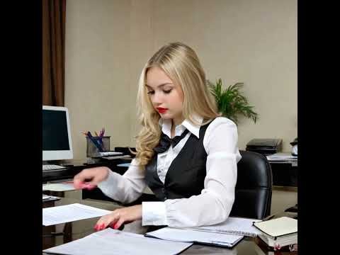 The blonde office girl who always gets noticed