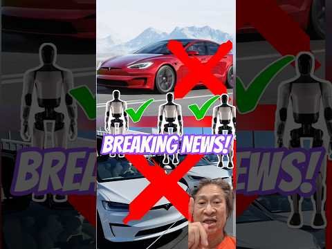Breaking News! Tesla cancelled the Model X and S for AI and Optimus Robots!!! Thoughts? #tesla #bye